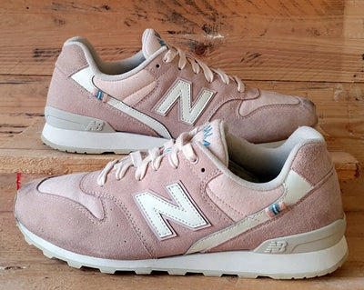New Balance 996 Low Suede Trainers UK8/US10/EU41.5 WR996YD Pink/White