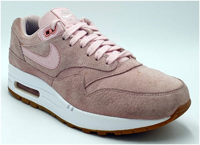 Nike Air Max 1 Low Suede Trainers 919484-600 Prism Pink/White UK5.5/US8/E39