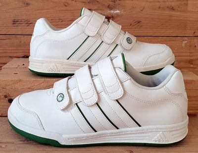 Adidas Vintage Low Leather Trainers UK5/US5.5/EU38 G04977 White/Green 