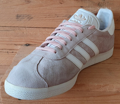 Adidas Gazelle Low Suede Trainers UK12/US12.5/EU47 BB5472 Vapor Pink/White