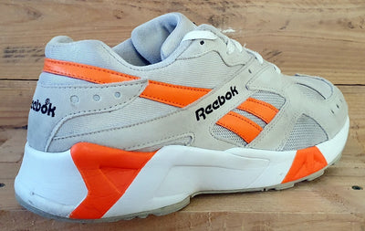 Reebok Aztrek Low Textile/Suede Trainers UK10/US11/EU44.5 CN7472 Solar Orange