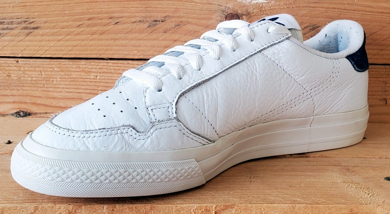 Adidas Continental Vulc Low Leather Trainers UK8/US8.5/EU42 EG4588 White/Navy
