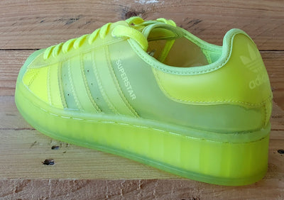 Adidas Originals Superstar Jelly Low Trainers UK6/US7.5/EU39 FX2987 Solar Yellow