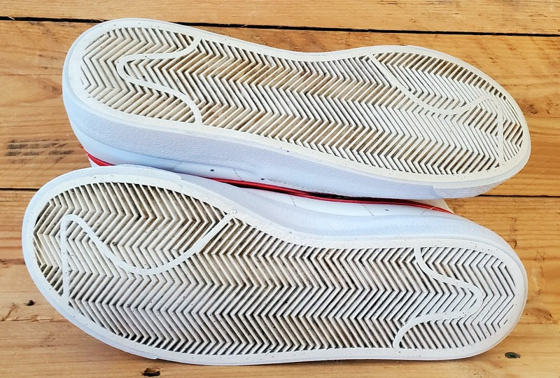 Nike Blazer 77 Mid Leather Trainers UK5/US5.5Y/EU38 DA4086-110 White/Red