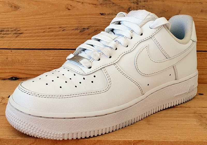 Nike Air Force 1 Low Leather Trainers UK7/US8/EU41 CW2288-111 Triple White