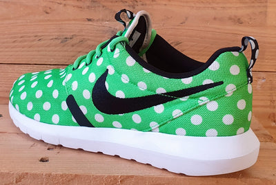 Nike Roshe Run Polka Dot Pack Canvas Trainers UK8/US9/EU42.5 810857-300 Green