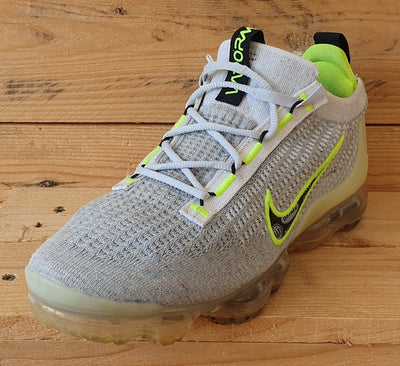 Nike Vapormax Low Flyknit Trainers UK7.5/US8.5/EU42 DH4085-001 Wolf Grey/Volt