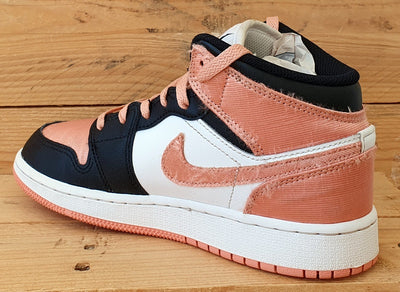 Nike Air Jordan 1 Mid Leather Trainers DM9077-108 Madder Root UK4/US4.5Y/EU36.5