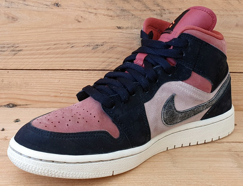 Nike Air Jordan 1 Mid Suede Trainers BQ6472 202 Canyon Rust Black UK5.5 US8 EU39 VintageTrainers