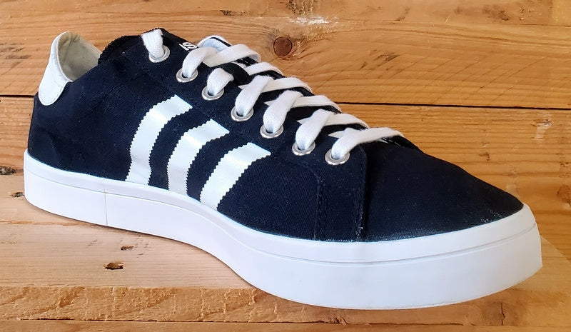 Adidas Court Vantage Low Canvas Trainers UK13/US13.5/EU48.5 S79302 Black/White