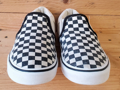 Vans Off The Wall Canvas Trainers UK5/US6/EU38 508731 Checkerboard/White/Black