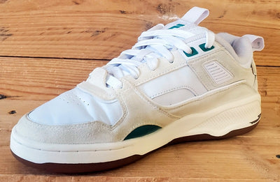 Fila Corda Low Leather/Suede Trainers UK4.5/US7/EU38 5TM02042-160 White/Green