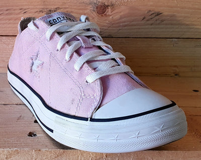 Converse Chuck Taylor One Star Canvas Trainers UK5.5/US7.5/EU38 521270FT Pink