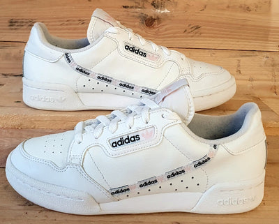Adidas Continental 80s Low Leather Trainers UK5/US5.5/EU38 EG3990 White/Pink