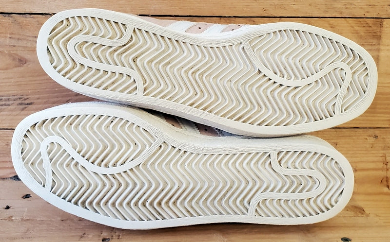 Adidas Superstar 80s Low Suede Trainers UK6.5/US8/EU40 S75059 Blush Pink/White