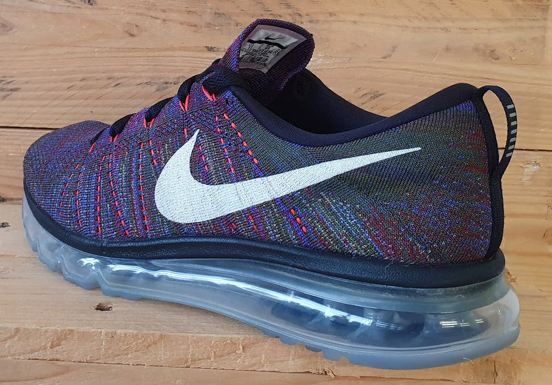 Nike Flyknit Air Max Low Trainers UK10/US11/EU45 620469-016 Purple Multicolour