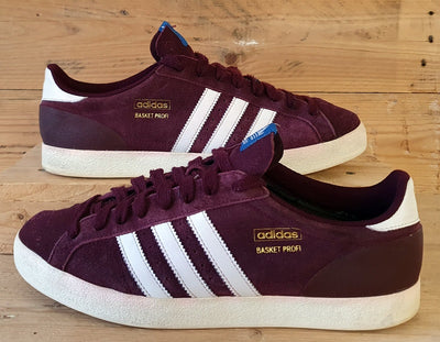 Adidas Basket Profi Low Suede Trainers UK10/US10.5/EU44.5 G95485 Purple/White