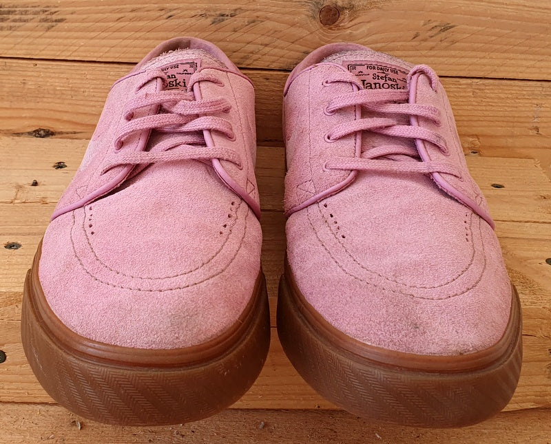 Nike Zoom Stefan Janoski Low Suede Trainers 333824-604 Pink/Gum UK8/US9/EU42.5