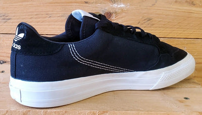 Adidas Continental Vulc Low Suede/Canvas Trainers UK8.5/US9/EU42.5 EF3524 Black