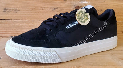 Adidas Continental Vulc Low Suede/Canvas Trainers UK8.5/US9/EU42.5 EF3524 Black