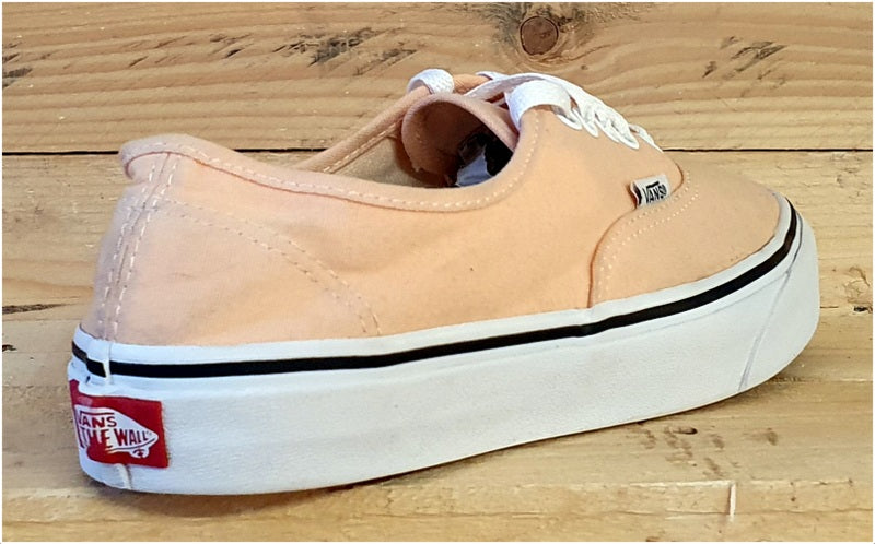 Vans Off The Wall Low Canvas Trainers UK6/US8.5/EU39 751505 Powder Pink/White
