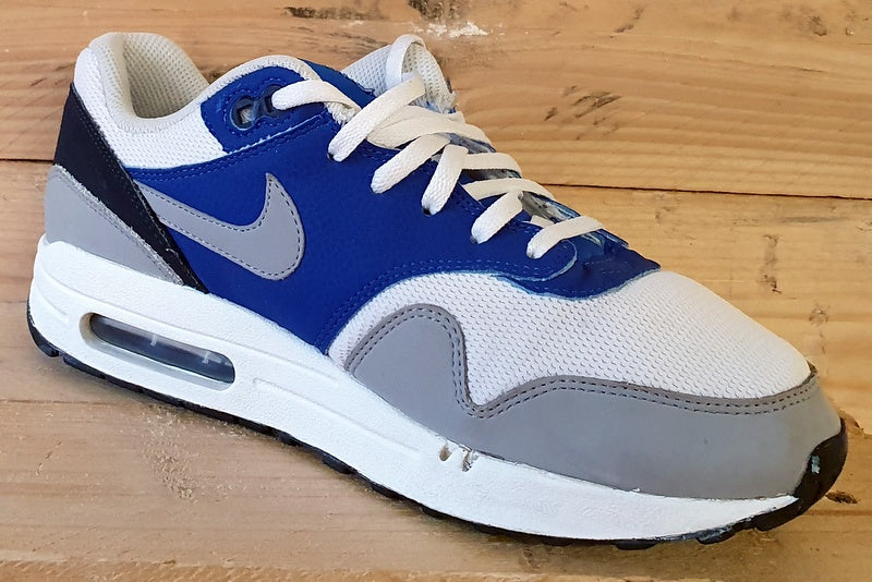 Nike Air Max 1 Low Textile Trainers UK5.5/US6Y/EU38.5 555766-105 Blue/Grey