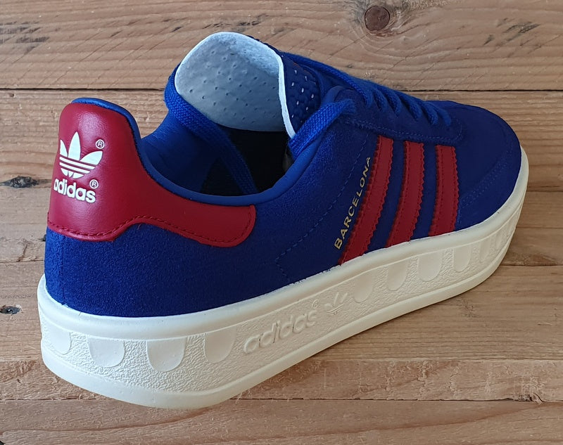 Adidas Barcelona City Series Suede Trainers UK7/US7.5/EU40.5 FX5642 Royal Blue