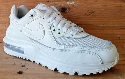 Nike Air Max Wright GS Low Trainers UK3/US3.5Y/EU35.5 CW1755-100 Triple White