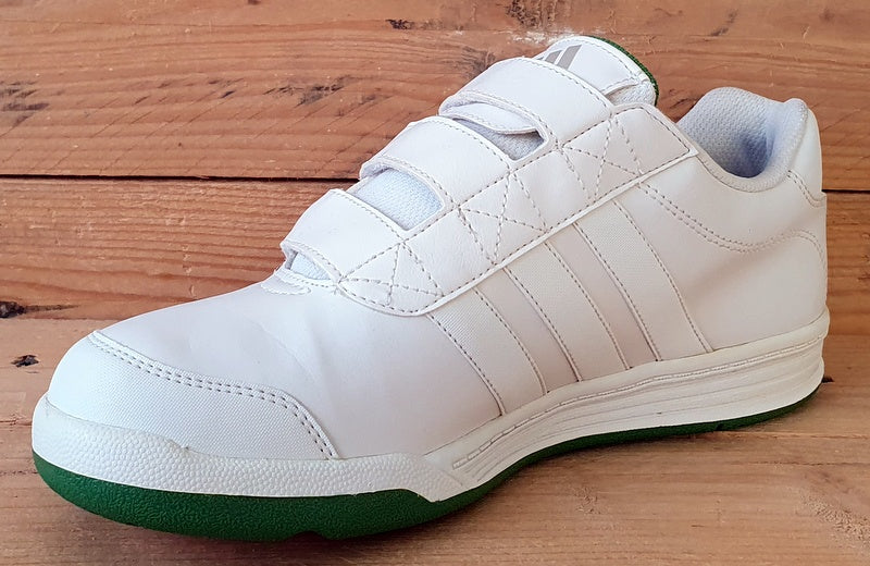 Adidas Vintage Low Leather Trainers UK5/US5.5/EU38 G04977 White/Green 