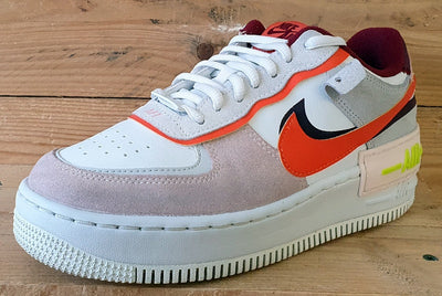 Nike Air Force 1 Shadow Low Trainers UK5/US7.5/EU38.5 CU8591-600 Orange Pearl