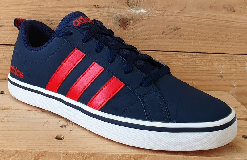 Adidas VS Pace Low Synthetic Trainers UK7/US7.5/EU40.5 B74317 Navy/Red