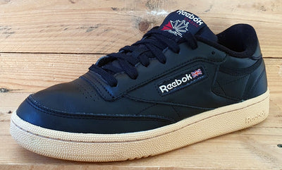 Reebok Club C 85 Low Leather Trainers UK7/US9.5/EU40.5 DV7266 Black/Brown