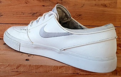 Nike Zoom Air Stefan Janoski Low Leather Trainers UK11/US12/E46 616490-110 White