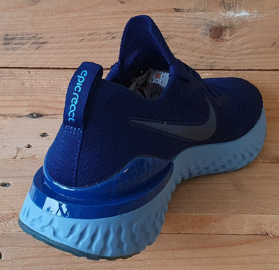 Nike Epic React 2 Low Flyknit Trainers UK7/US8/EU41 BQ8928-400 Blue Void