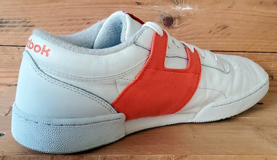 Reebok Club C 85 Low Leather Trainers UK9/US10/EU43 CN5625 White/Orange