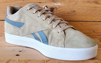 Reebok Royal Complete 3.0 Suede Trainers UK8.5/US9.5/EU42.5 FV0247 Beige/Silver