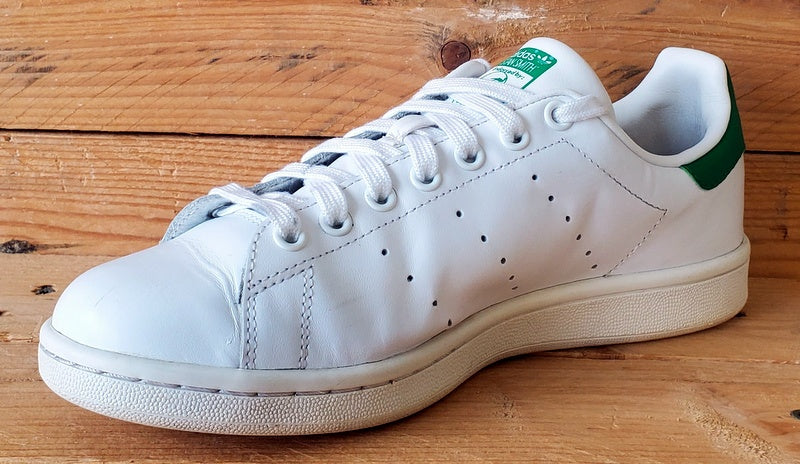 Adidas Stan Smith Low Leather Trainers UK7/US7.5/EU40.5 M20324 White/Green