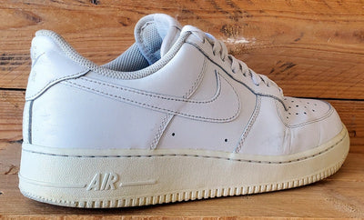 Nike Air Force 1 Low Leather Trainers UK8/US9/EU42.5 315122-111 Triple White