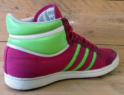 Adidas Originals Sleek Series Mid Trainers UK7/US8.5/EU40.5 G19594 Pink/Green