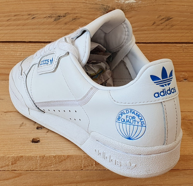 Adidas Continental 80 WFFQ Low Leather Trainers UK4 US4.5 EU36.5 FV3743 White VintageTrainers