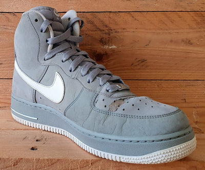 Nike Air Force 1 Mid Suede Trainers UK8/US9/EU42.5 315121-002 Grey/White