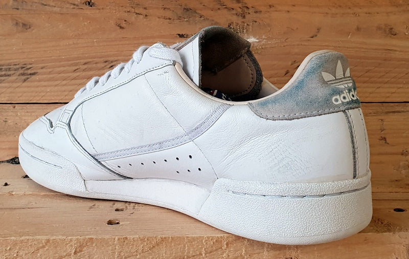 Adidas Continental 80 Low Leather Trainers UK9/US9.5/EU43 EF2101 White/Grey