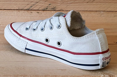 Converse Chuck Taylor All Star Low Kids Trainers UK10/US10.5/EU27 3J256C White