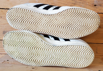 Adidas 350 Low Leather Trainers UK8/US8.5/EU42 CQ2780 White/Black/Gold