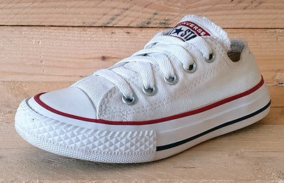 Converse Chuck Taylor All Star Low Kids Trainers UK10/US10.5/EU27 3J256C White