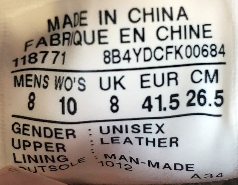 Converse All Star Low Suede Trainers UK8/US8/EU41.5 118771 Grey/Navy/White