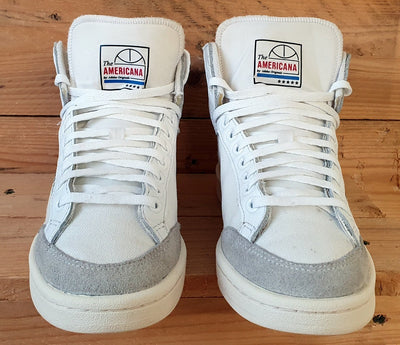 Adidas Americana High Canvas Trainers UK4.5/US5/EU37 EG5522 Cloud White