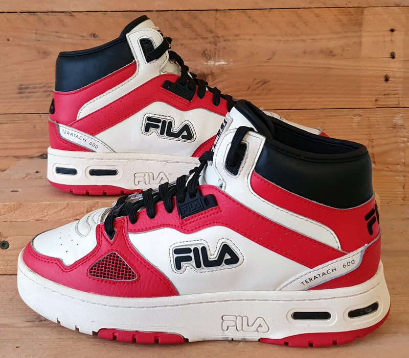 Fila Terratach Mid Leather Trainers UK5/US7.5/EU38.5 5BM01831-114 Red/White