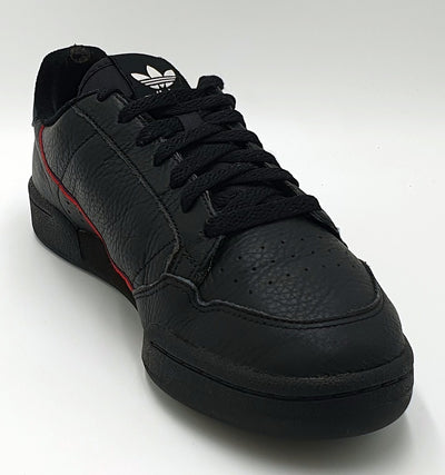 Adidas Continental 80 Low Leather Trainers G27707 Black/Red/Navy UK7/US7.5/E40.5