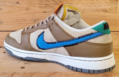 Nike Dunk Size? Low Suede Trainers UK11/US12/EU46 DO6712-200 Dark Driftwood